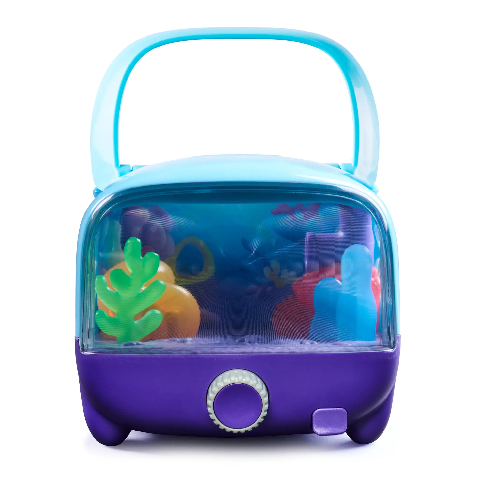 BITZEE Interactive Digital Aquarium Fish Tank Toy with 30 Virtual Fish, Large Display, LED Lights, Touch-Responsive Electronic Pets, Boy Gifts for Kids Ages 5+