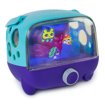 BITZEE Interactive Digital Aquarium Fish Tank Toy with 30 Virtual Fish, Large Display, LED Lights, Touch-Responsive Electronic Pets, Boy Gifts for Kids Ages 5+