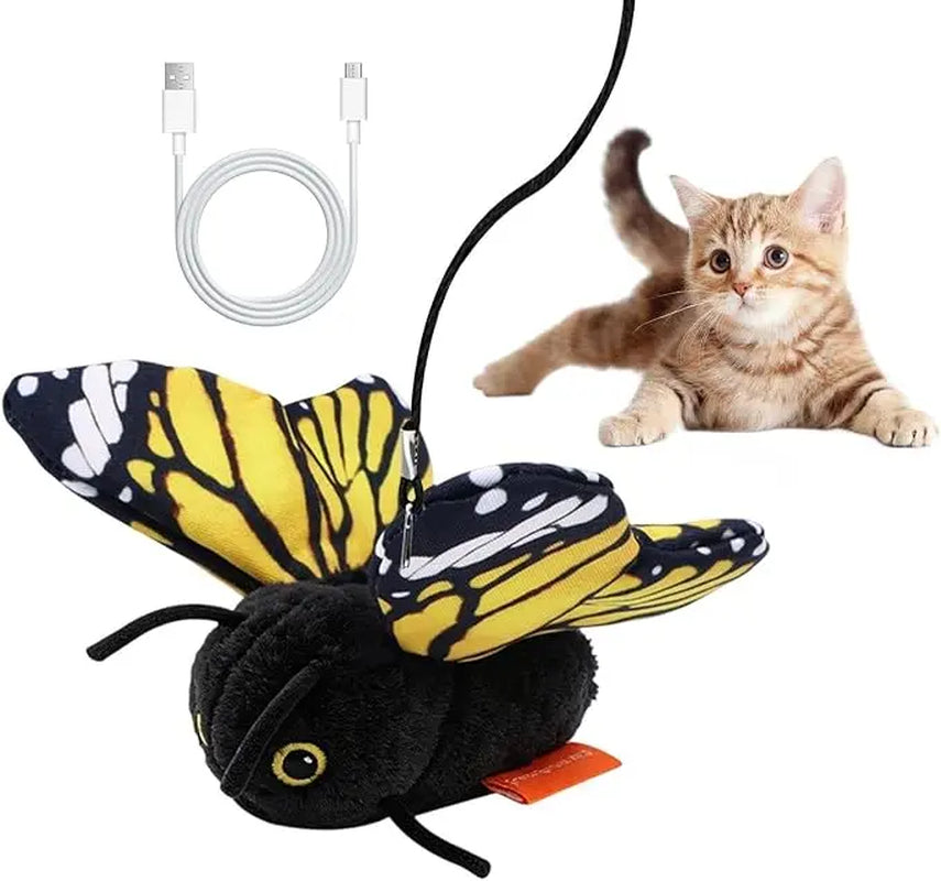 Electric Cat Toy - 300Mah Interactive Fun USB Rechargeable | Fun Indoor Engaging Kitten Game | for Small Medium Large Kitten Yards Porches Gardens Lawn Indoor
